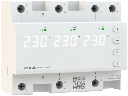 реле напряжения Welrok D6-40